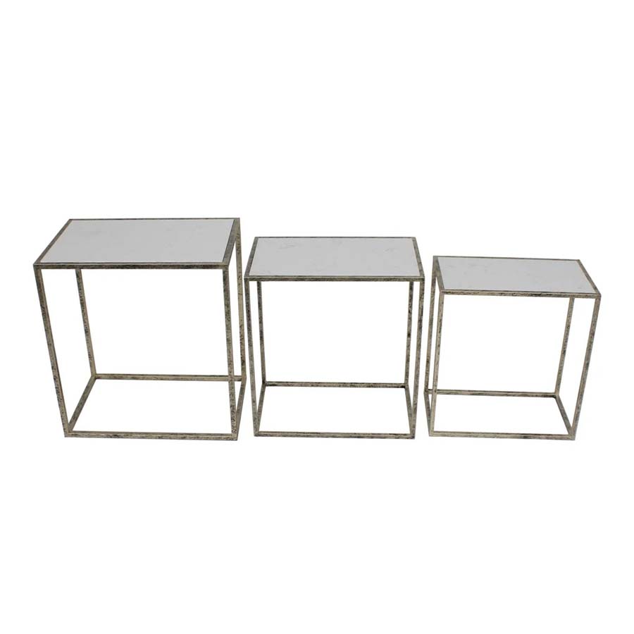Mindy Brownes Irma Set of 3 Tables (Marble)