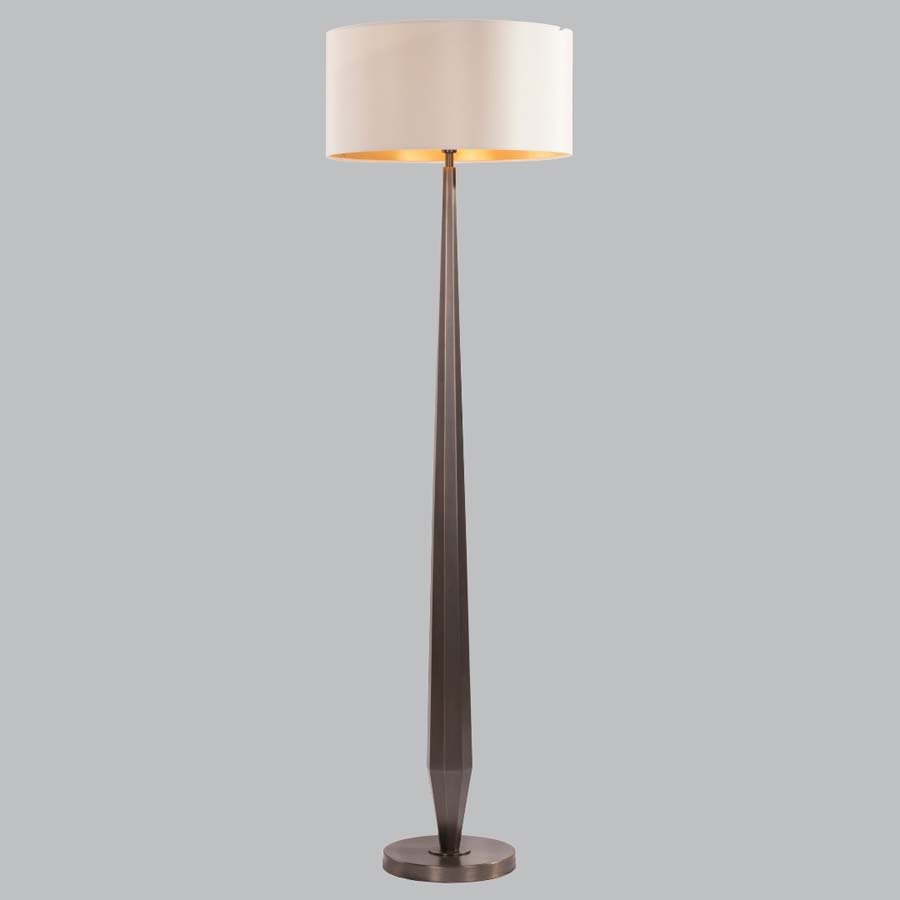 Millie & Co Uso Dark Brass Finish Floor Lamp