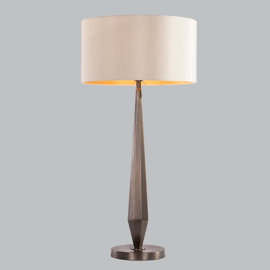 Millie & Co Uso Dark Brass Finish Table Lamp