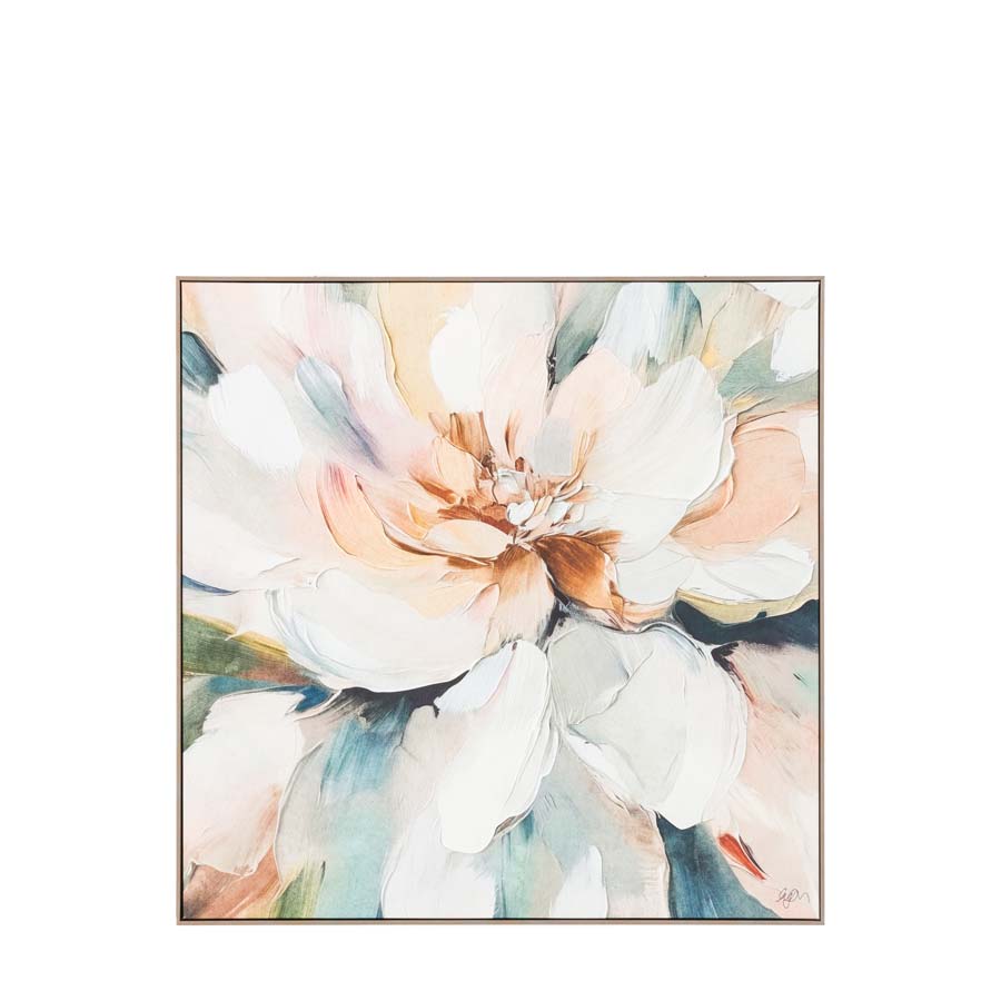 Art Marketing Petal Poetry Framed Canvas By Natalie Taylor