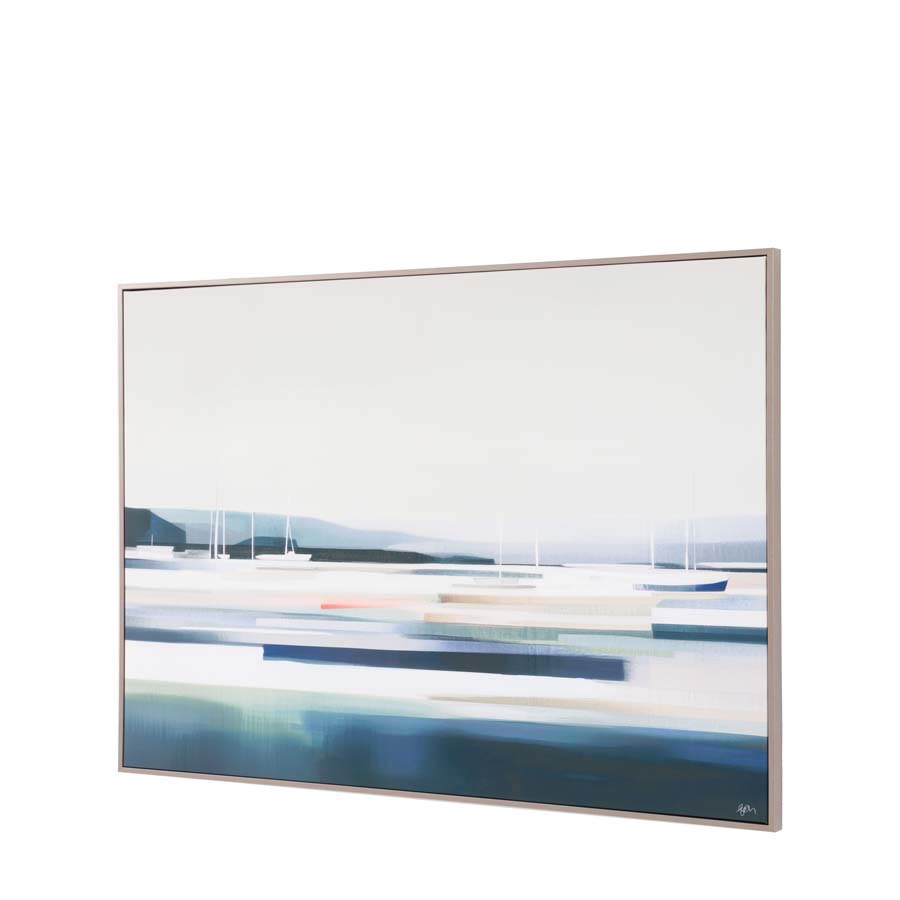 Art Marketing Ebb and Flow Framed Canvas Faye Reynolds-Lydon - Image 4