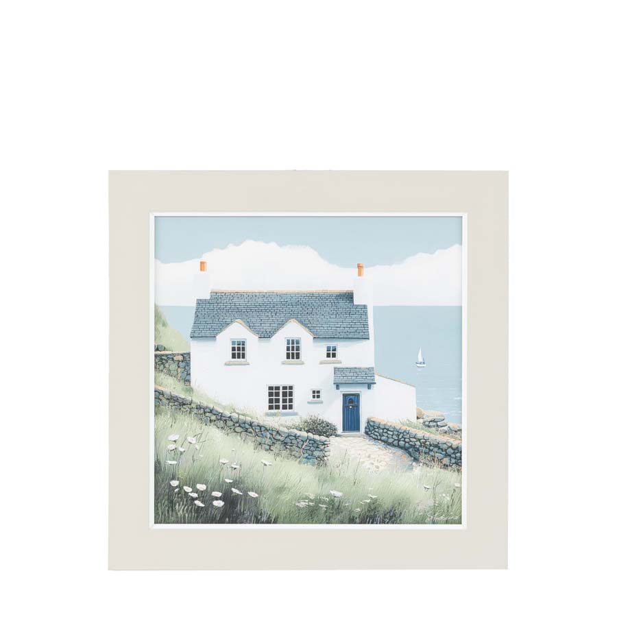 Art Marketing Coastal Cottage Framed Art By Sabrina Roscino