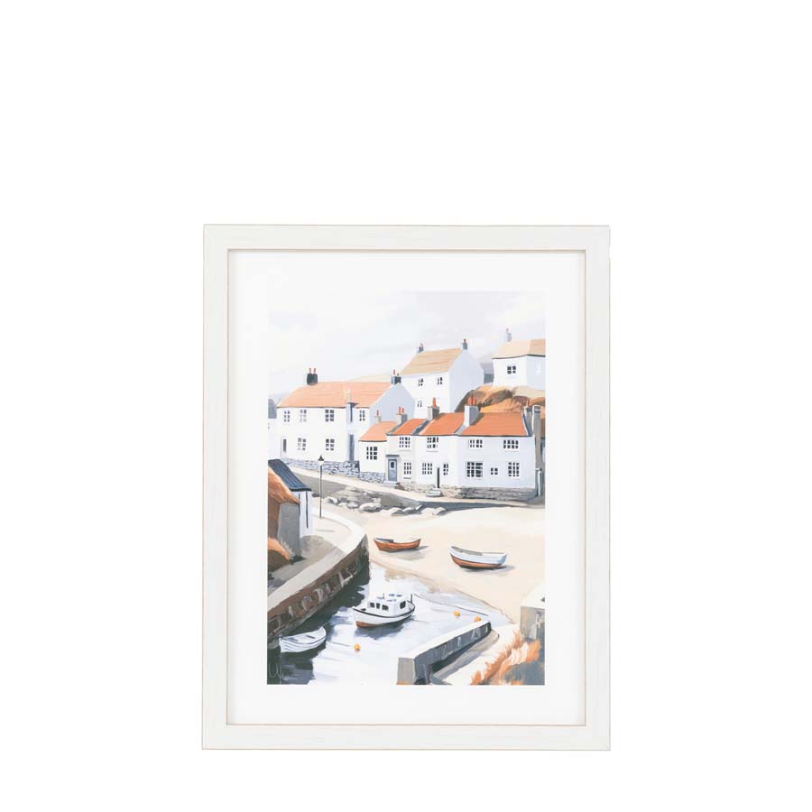 Fishing Boats Framed Art Fishing Boats Framed Art By Ulyana Hammond