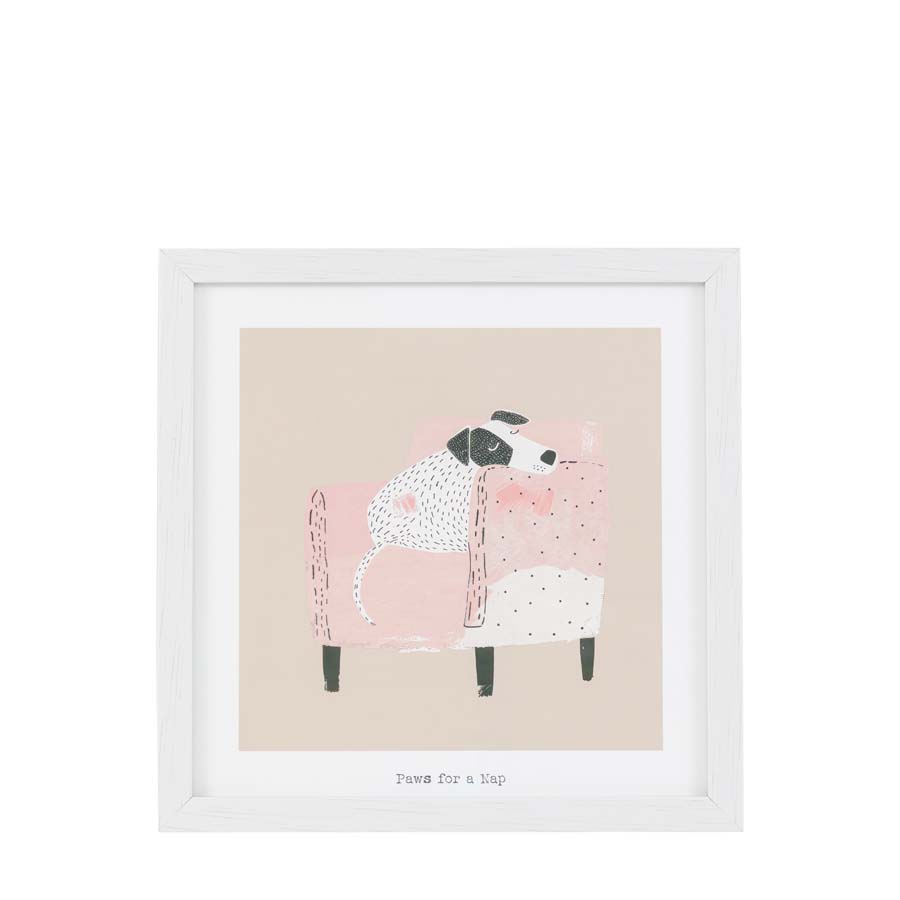 Art Marketing Paws For A Nap Framed Art By Laura Bolton