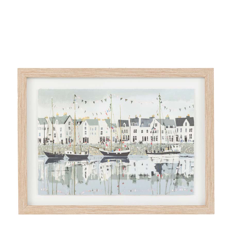 Art Marketing Harbour Life Framed Art By Ulyana Hammond