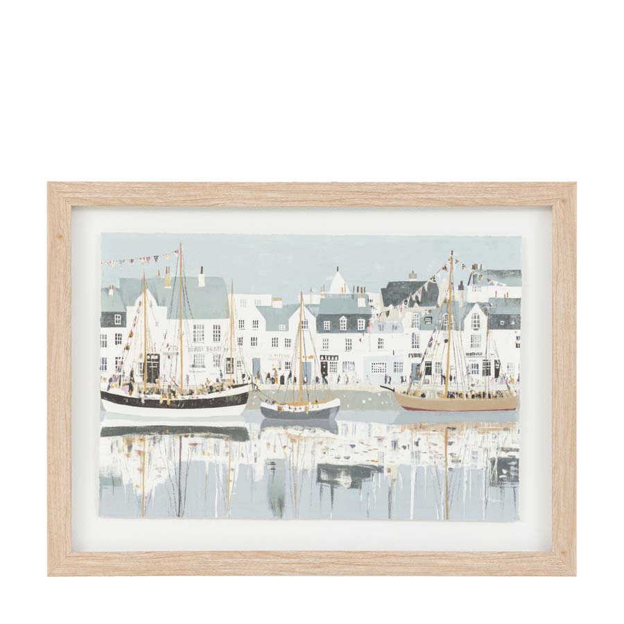 Art Marketing Dockside Days Framed Art By Ulyana Hammond