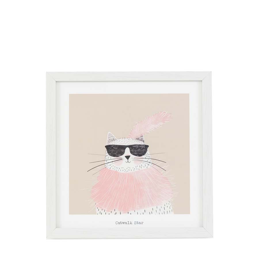 Art Marketing Catwalk Star Framed Art By Laura Bolton