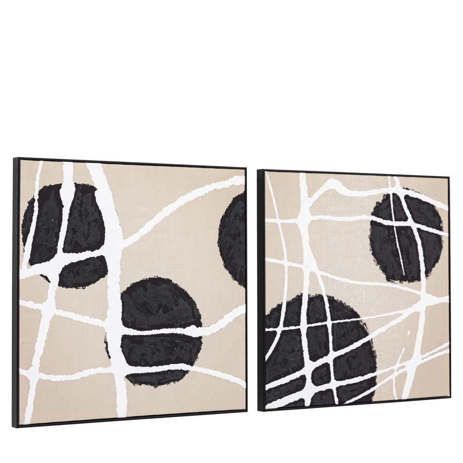 Gallery Interiors Capture Framed Canvas Set of 2